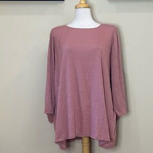 Max Studio | Size 2X Dusty Rose Blouse